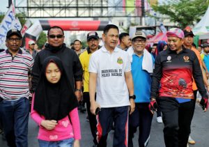 Kapolda dan Pj Wali Kota Turut Hadir di CFD HUT FAJAR