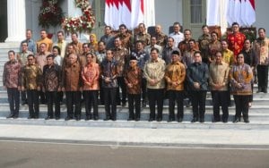 Sah, Ini 34 Menteri dan 4 Pejabat Setara Menteri di Kabinet Indonesia Maju