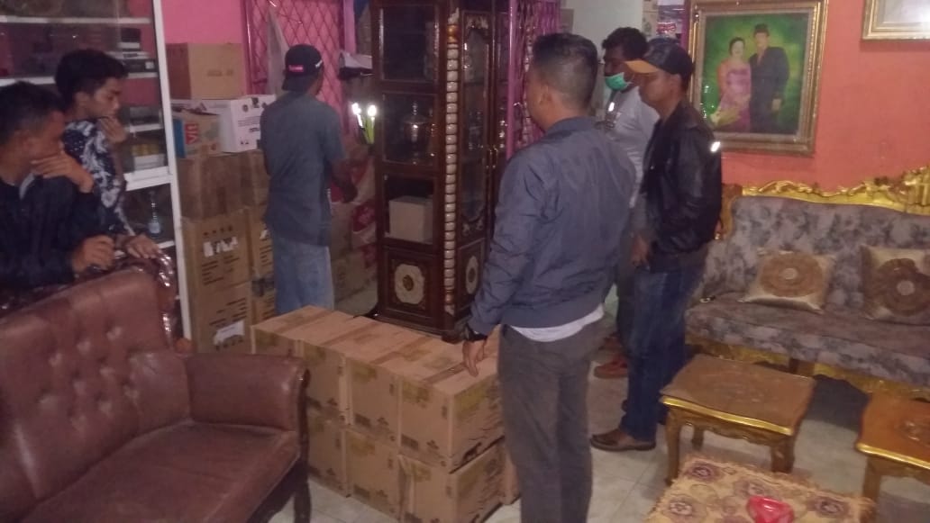 Operasi Cipta Kondusif, Polsek Lau Amankan Miras dan Empat Pasangan Mesum