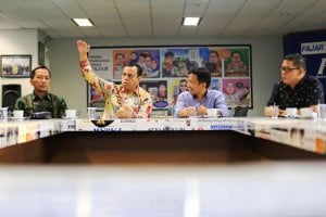 Kajati Pertama Sulbar, Darmawel Aswar, Berkunjung ke FAJAR