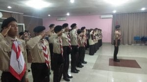 Kontingen Pramuka SMPIT Nurul Fikri Makassar IPSIS Camp Thailand Dilepas di Jakarta