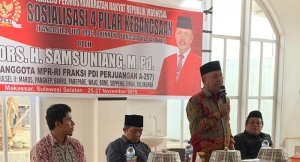 Sosialisasi Empat Pilar Kebangsaan, Samsu Niang Sasar Guru