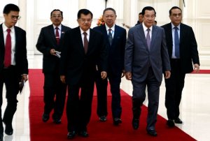 JK Bertemu PM Kamboja Hun Sen