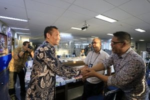 Kunjungan Manajemen Hotel Citadines Royal Bay Makassar ke Redaksi Fajar