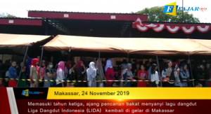 Ribuan Peserta Audisi Liga Dangdut Indonesia Datangi Makosat Brimob Polda Sulsel