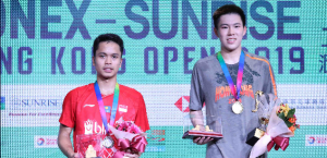 Anthony Ginting Marah Gagal Juara di Hong Kong Open 2019