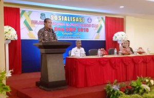 Dollah Mando Ingatkan agar DAK Pendidikan Selesai Tepat Waktu