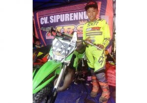 Dzul Fahmi, Atlet Balap Cilik Berprestasi Sidrap, Juara 1 Supercross Mini Trail 12 Tahun