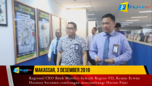 Sebulan Menjabat, Regional CEO Mandiri Syariah Sambangi Fajar