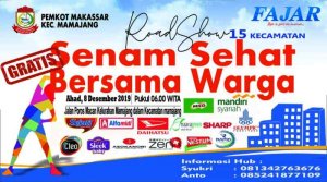 Senam Sehat Bersama Warga, Ada Lomba Makan hingga Test Drive