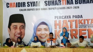 Resmi Diusung PBB di Pilkada Maros, Hati Kita Keren Penuhi Syarat Dukungan