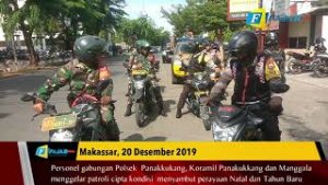 Jelang Nataru, Kapolsek dan Danramil Panakkukang Sambangi Gereja