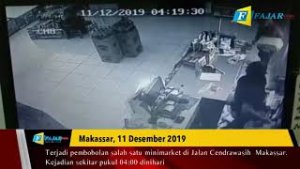Lagi, Aksi Pencurian Mini Market di Makassar Terekam CCTV