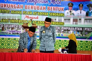 IAI As’adiyah Minta Dukungan Gubernur dan Bupati untuk Ubah Status