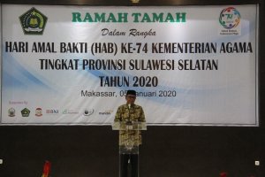 Kembali Hadir di Ramah Tamah HAB 74, Nurdin Abdullah Apresiasi Kerja Kemenag Sulsel