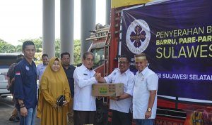 Bantu Korban Bencana, Bupati Sidrap Apresiasi Kepedulian PHRI dan IHGMA
