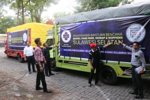 PHRI & IHGMA Sulsel Kirim Bantuan Bencana Banjir Sulsel