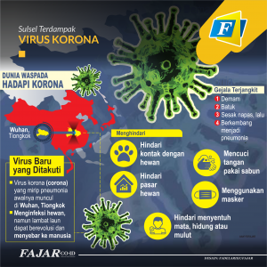Sulsel Terdampak Virus Korona