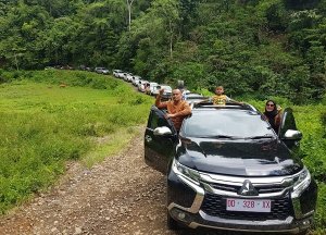Pajero Sport Makassar Touring di Gunung Desa Karomba
