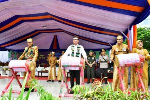 Nurdin Abdullah Dampingi Tjahjo Kumolo Resmikan Mal Pelayanan Publik Masiga Barru