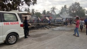 Kebakaran di Sajoangin, 11  Rumah Terbakar