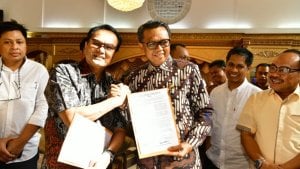 Segera Direnovasi, YOSS Serahkan Stadion Mattoanging ke Pemprov Sulsel