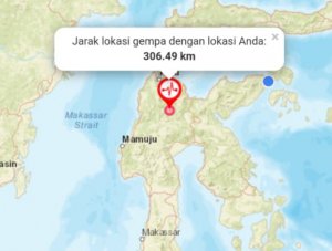 Gempa Guncang Sulteng, Getarannya Sangat Terasa di Mamuju