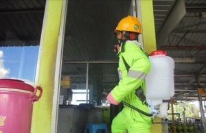 Cegah Covid-19, Pertamina Lakukan Penyemprotan Disinfektan di Lembaga Penyalur Agen LPG