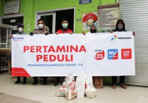 Gandeng Mitra UMKM Binaan, Pertamina Bantu Warga Terdampak Covid-19