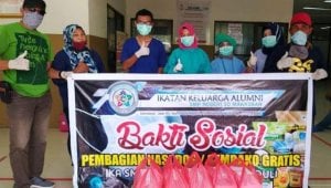 IKA SMP Negeri 10 Makassar Gagas Program Sosial Peduli Covid-19