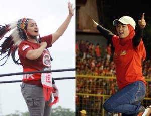 Bunda Middi dan Becks, Kartini Pembakar Semangat Suporter PSM Makassar