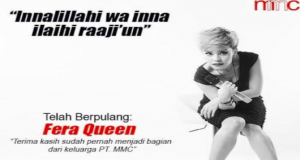 Innalillahi…, Penyanyi Fera Queen Meninggal