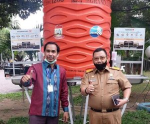 Cegah Penularan Covid-19, DPRD Makassar Pasang Wastafel Portabel