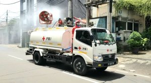 Besok PMI Operasi Penyemprotan Disinfektan  Besar-Besaran di DKI Jakarta