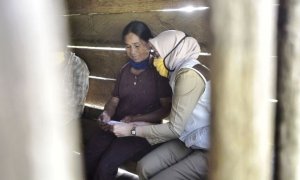 Banyak OTG Pelaku Perjalanan di Rampi, IDP Keliling Desa Sosialisasi Pencegahan Covid-19