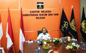 Kemenkumham Sulbar Ikut Raker dengan Komisi III Soal Penanganan Covid-19
