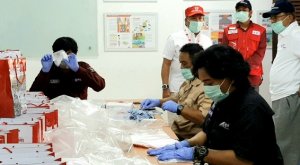 PMI Siapkan Sejuta Masker Bagi WargaKelas Menengah Bawah