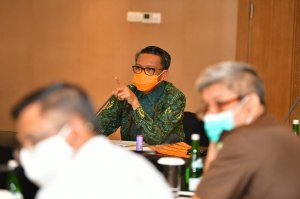Gubernur dan Forkopimda Sulsel Rapat Bahas PSBB serta Jaring Pengaman Sosial