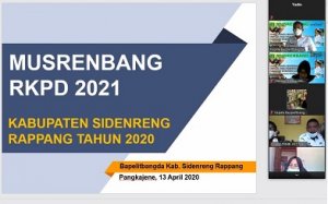 Pandemi Covid-19, Pemkab Sidrap Gelar Musrenbang Daring