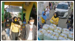Debbie Rusdin Lintas Dapil, Bagi Takjil Setiap Hari Selama Ramadan