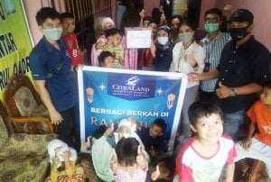 CSR CitraLand Tallasa City Beri Bantuan Paket Sembako ke Panti Asuhan dan Duafa