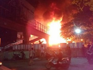 Potensi Kebakaran di Makassar Selama PSBB Sekitar 90 Persen