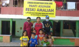 AUHM Berbagi Kasih Ramadan Bersama Anak Yatim Panti Asuhan di Makassar