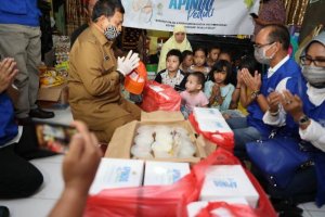 Bersama Apindo Sulsel, Pj Wali Kota Blusukan ke Panti Asuhan