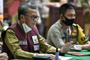 Jelang Salat Id, Menko Polhukam – Forkopimda Sulsel Bahas Protokol Kesehatan