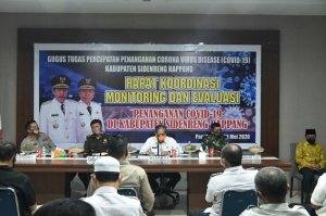 Gugus Tugas Sidrap Rapat Koordinasi, Bahas Persiapan Hadapi “New Normal”