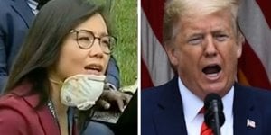 Weijia Jiang Tanya soal Virus Corona, Donald Trump: Tanyakan Pada China