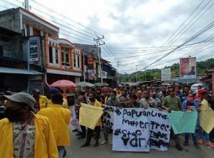 Massa Tuntut Pembebasan Mahasiswa dan Aktivis Papua