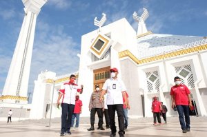 PMI Bergerak, 1.351 Tempat Ibadah di Gowa Disemprot Disinfektan