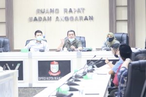 Bapemperda DPRD Makassar Bahas Kesiapan Anggaran Pembentukan Ranperda Bersama OPD